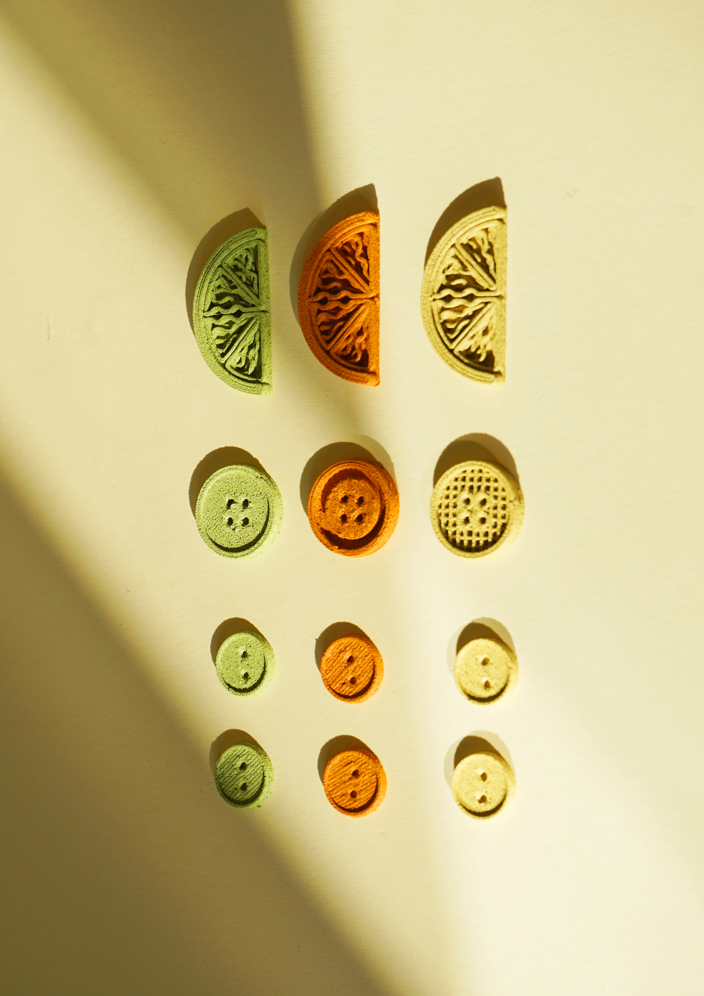Boutons d'agrumes